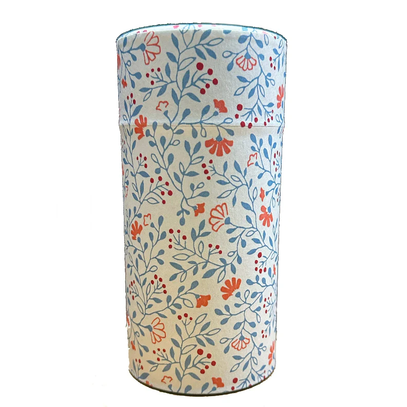Japanese Washi Paper Tins: Floral Vine - Image 3