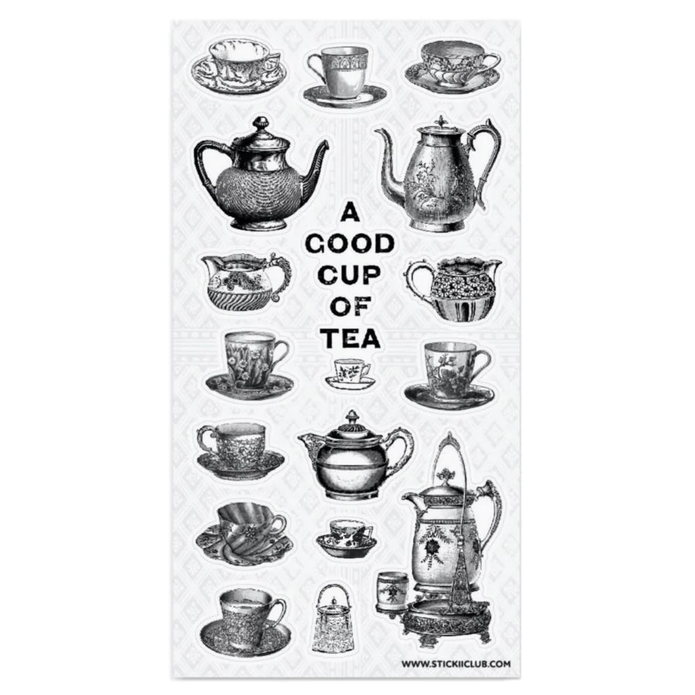 Tea-themed Sticker Sheets - Image 6